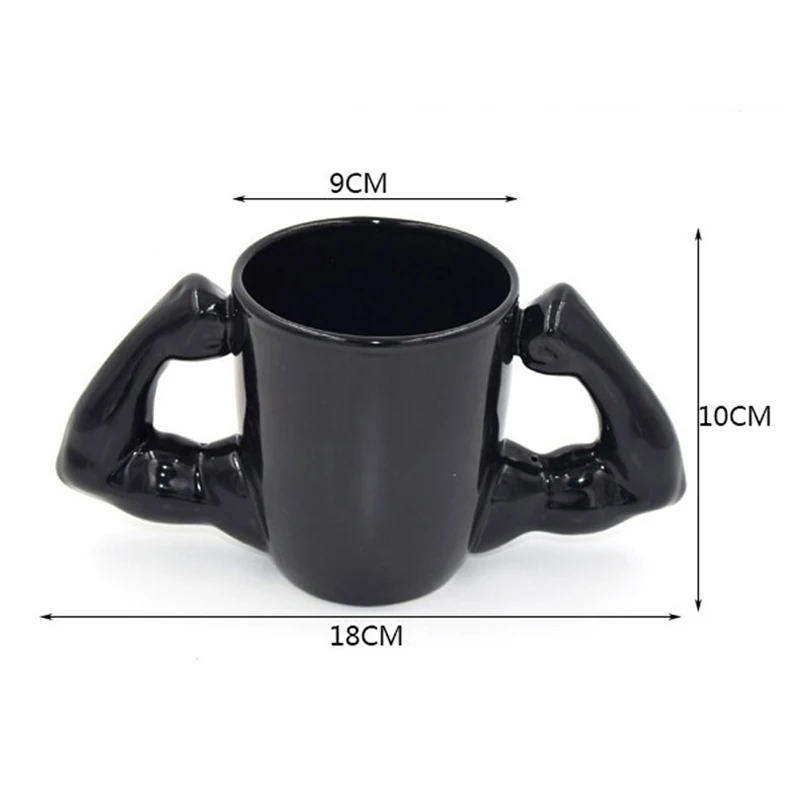 3D мужская кофейная кружка для мышек JM креативная чашка мышечной руки