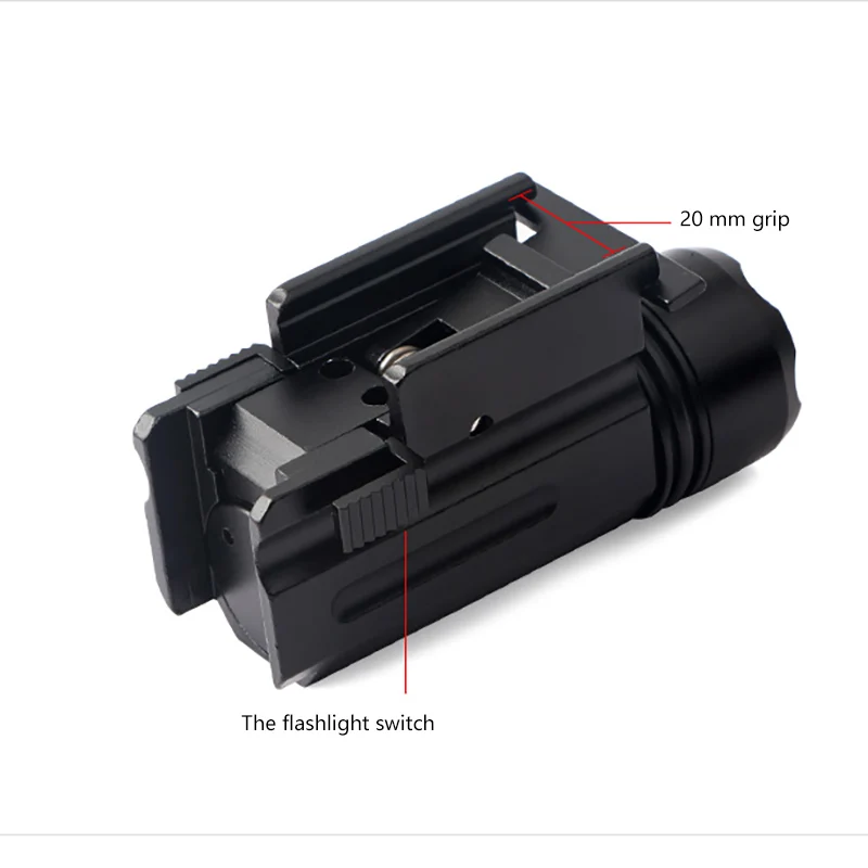 3 Modes Airsoft Guns LED Scout Light Tactical Weapon Flashlight Hunting Lamp Rifle Gun Lights | Спорт и развлечения