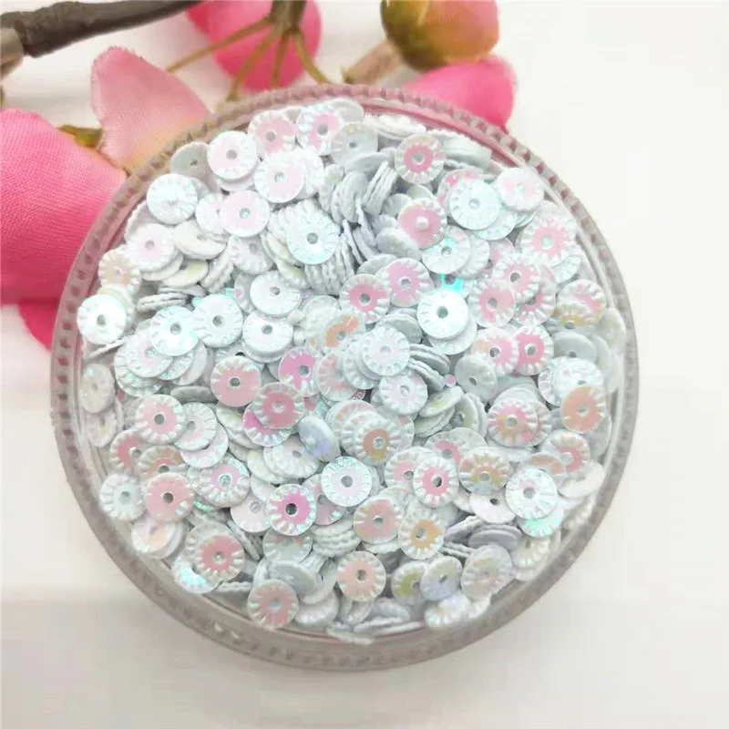 Круглая пайетка 50 г 4 мм цветок пайетки россыпью для шитья конфетти ПВХ сделай сам
