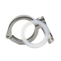 1 522 533 54stainless steel sanitary tri clamp clamps clover for ferrule ss304