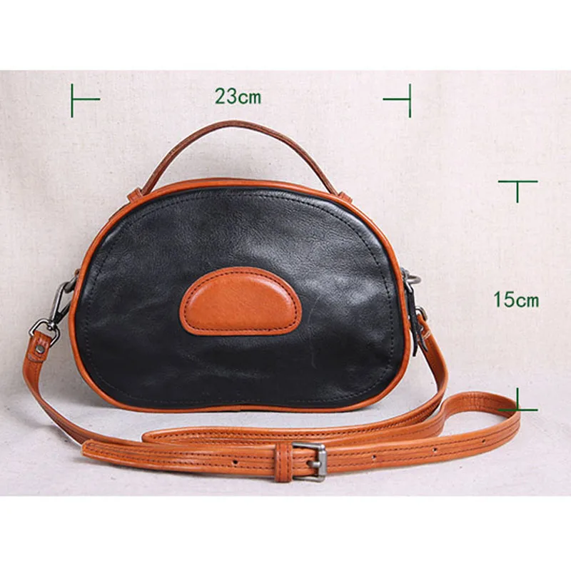 

Handmade Leather Mini Handbag Small Handbag Shoulder Bag Shoulder Messenger Bag Retro Leather Small Shoulder Bag
