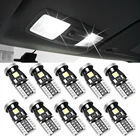 Автомобильные светодиодные лампы T10 W5W, сигнальная лампа для mitsubishi pajero outlander xl, montero, lancer, triton, l200, galant 8, asx, grandis, 10 шт.