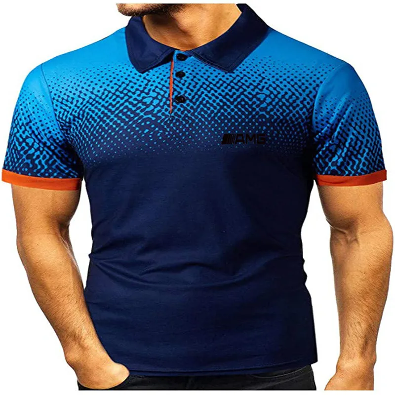 

Benz AMG CAR POLO Shirt Car Men's Hoodie Summer 2021 Short Sleeve Shirt Casual Polo Shirt Cotton Breathable Slim T-shirt DG+04