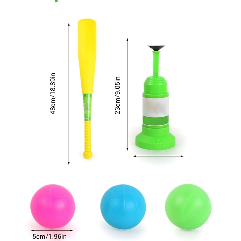 Kids Baseball Set Toys Training Automatic Launcher Bat Indoor Outdoor Sports Games For Children | Игрушки и хобби