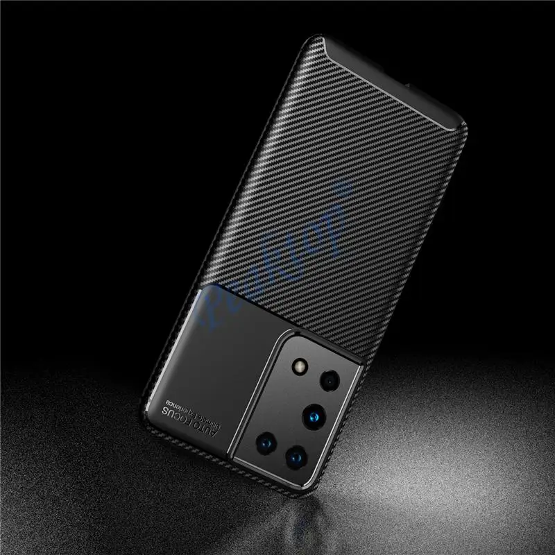 Чехлы для телефонов из углеродного волокна чехол samsung galaxy s21 s21ultra s21plus s 21 ultra plus 5g