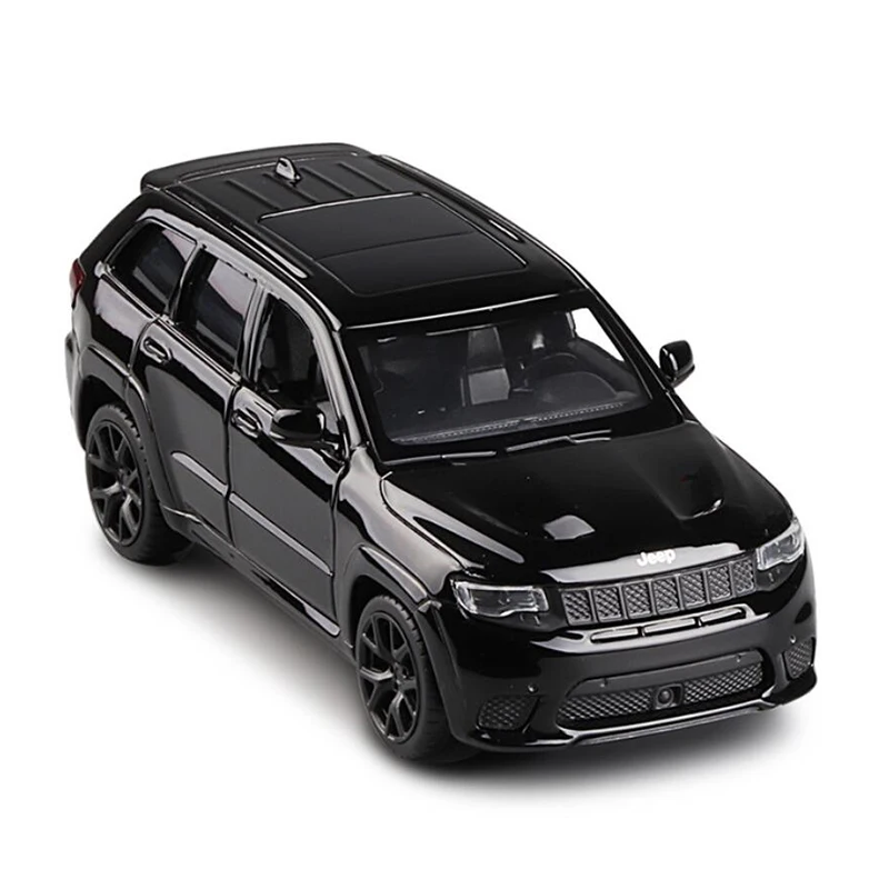 Игрушечный автомобиль Grand Cherokee Trackhawk в масштабе 1/36 модель игрушечного автомобиля