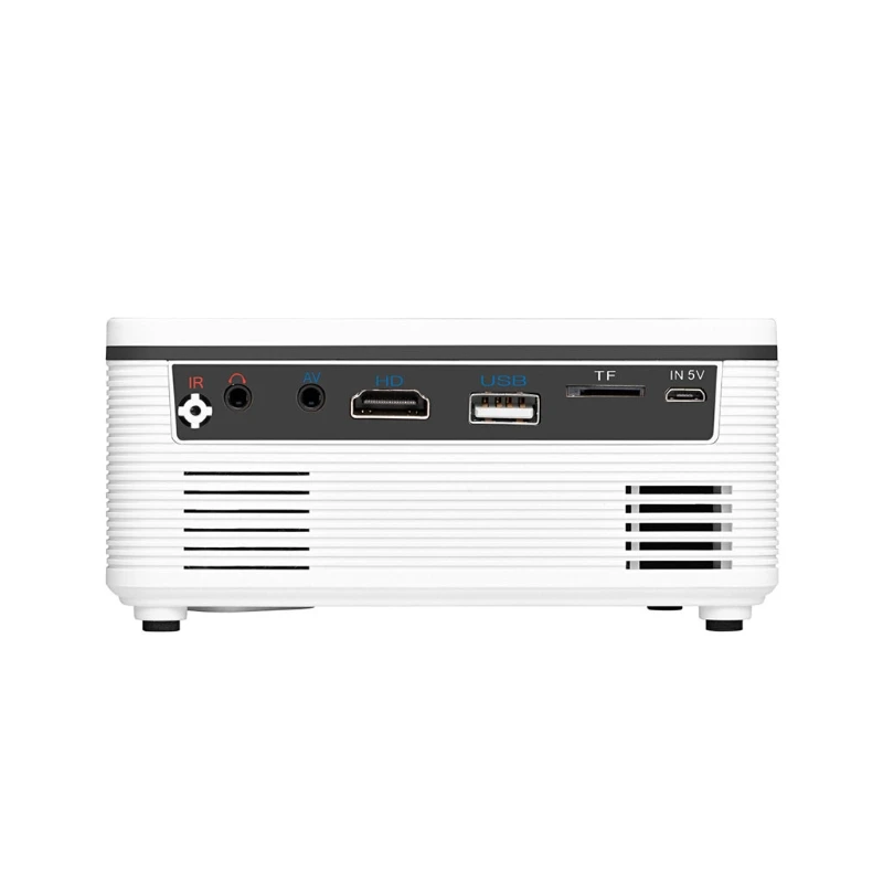 

S361 Portable Mini Led Projector Supports 1080p Video Player Home Media Player Built-in Speaker AV VGA USB