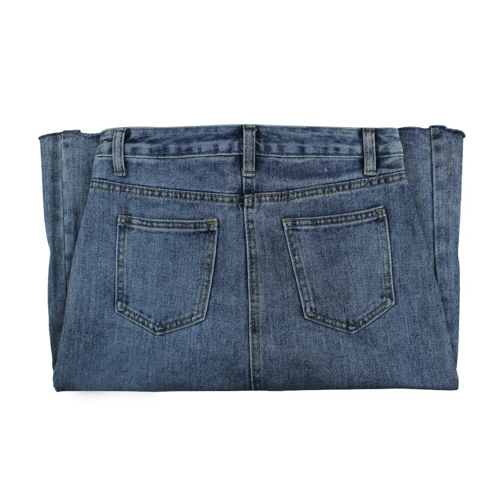 Женская джинсовая юбка пачка с высокой талией в стиле ретро Повседневная Длинная