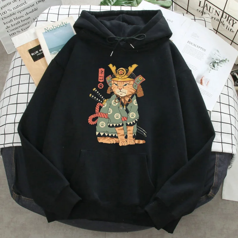 

Moletom masculino estampado ukiyoe anime japonês folgado pulôver casual com capuz bolso hip hop roupas de rua de grandes dimens.