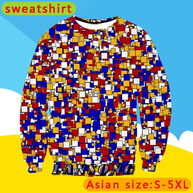 

LIASOSO Fall Men Women Sweatshirt 3d Print Harajuku Funny Streetwear Lounge Wear Clothes Men A-11