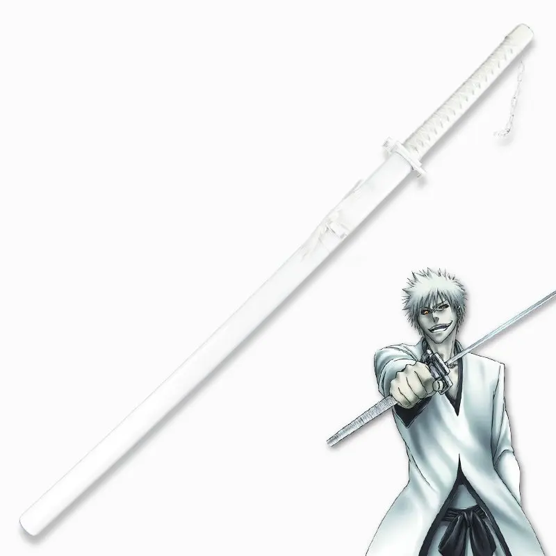 

[Забавный] 120 см Косплей Аниме Отбеливающее оружие Kurosaki Ichigo модель искусственного меча костюм вечерние НКИ аниме показать фотографию