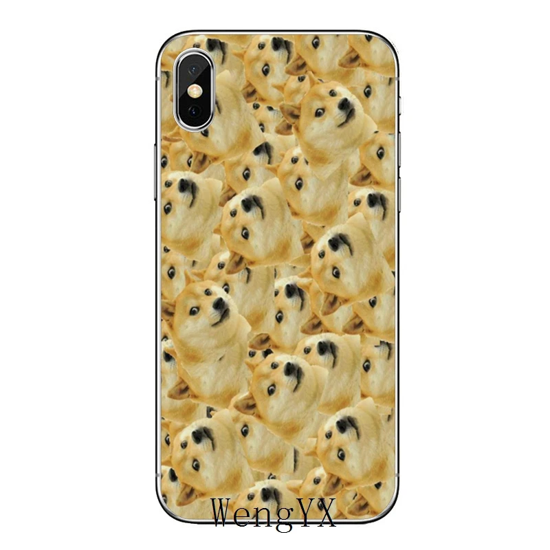 Прозрачный чехол для телефона с забавной милой собакой Doge meme Xiaomi Redmi Note 7 6 6A 5A 4 4A 3