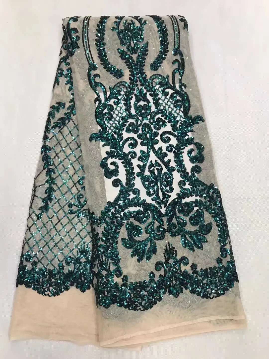 Африканская кружевная ткань золотого цвета 2020 нигерийские кружевные ткани с