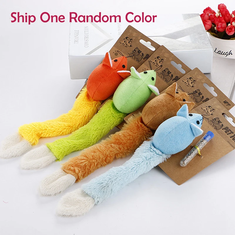 Random Color Кошачья мята, игрушка для кошек, плюшевые мягкие игрушки для домашних животных, интерактивные мыши, мыши, игрушки для кошек, забавные котята, Обучающие игрушки, игры TY0019 - Цвет: Random Color