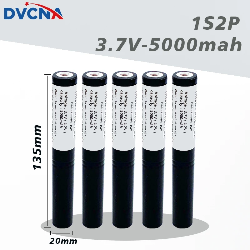 The battery pack 1s2p 5000mAh 3.7V 18650 is used for notebook computers, cameras, PDAs, digital cameras, etc.