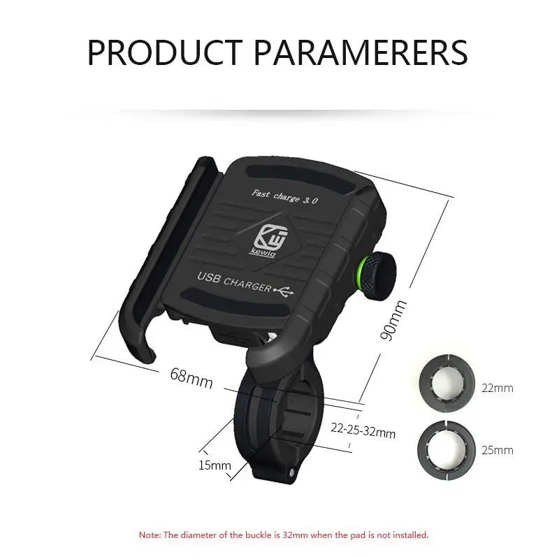 Мотоцикл Автомобильный держатель для телефона на магните с быстрым Беспроводной
