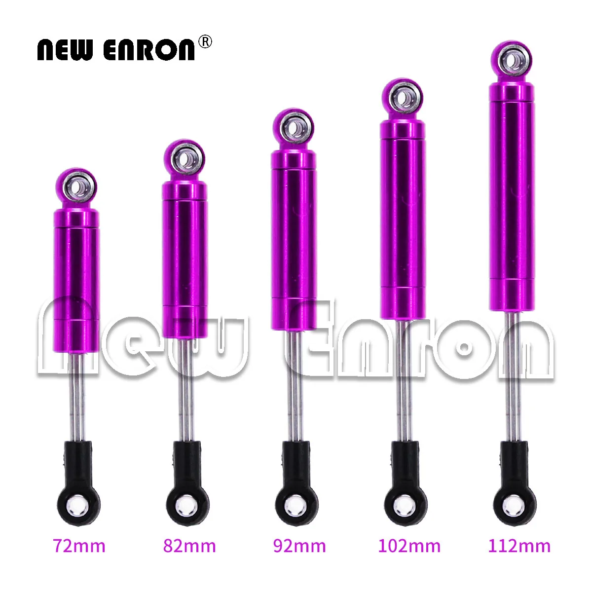 

NEW ENRON Purple Aluminum 72-112MM Int Shock Absorber Damper 1:10 RC Car Tamiya Kyosho Axial HPI Crawlers Car Trucks CC01 SCX10