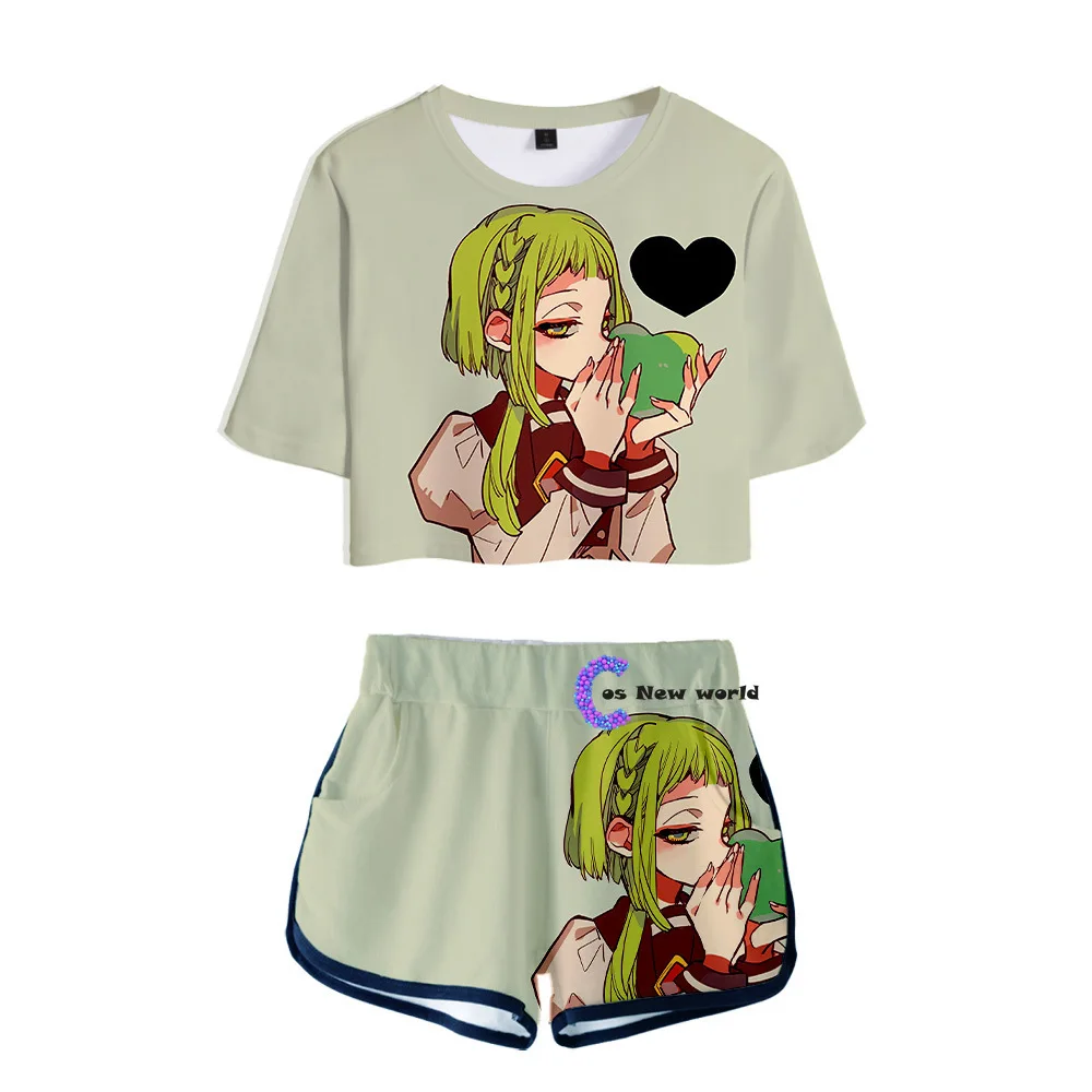 2020 модная новинка футболка Jibaku Shounen Hanako-kun Hanako kun косплей костюм короткие футболки