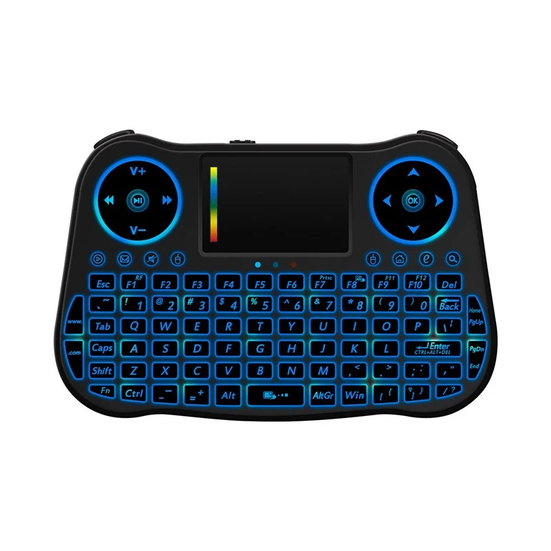 MT08 2 4 GHz Air mouse беспроводная сенсорная клавиатура QWERTY с подсветкой для tv Box PC