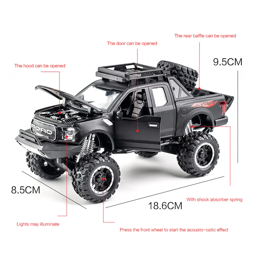 1/32 для мини авто F150 литья под давлением сплав внедорожных автомобилей модель с