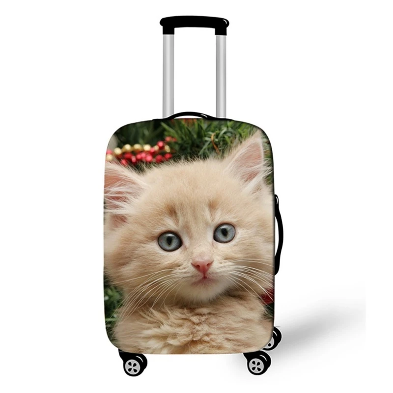 Новый эластичный чехол для костюма Kawaii Cat Dog защитный чехлы багажа путешествий 18 32