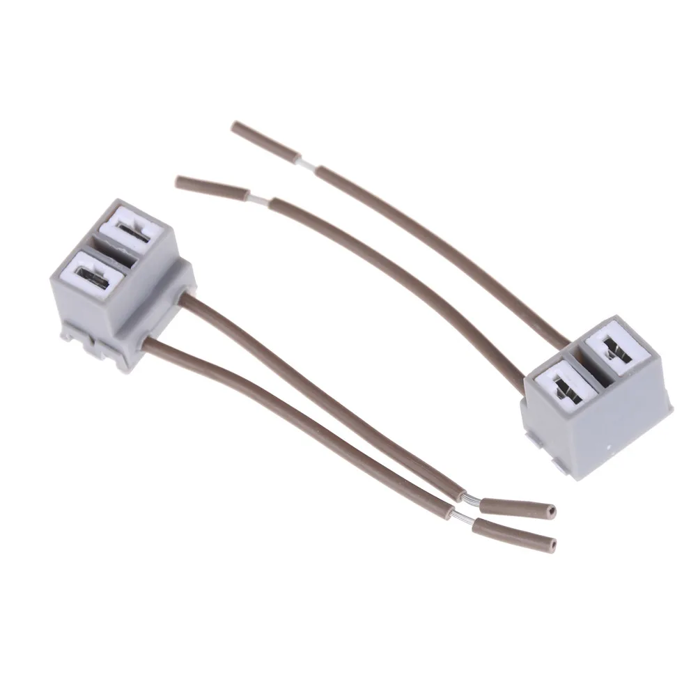 

New 2pcs socket Adapter Wiring Harness Sockets Car Auto Wire Connector Cable Plug For h7 HID LED Headlight Fog Lights Lamp Bulb