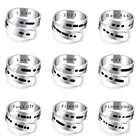 Женское кольцо с кодом, универсальное простое геометрическое кольцо, ювелирные изделия