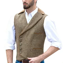 Vestes à chevrons Tweed pour hommes, veste Steampunk Slim Fit, Costumes de marié, Costumes de mariage personnalisés  (3)