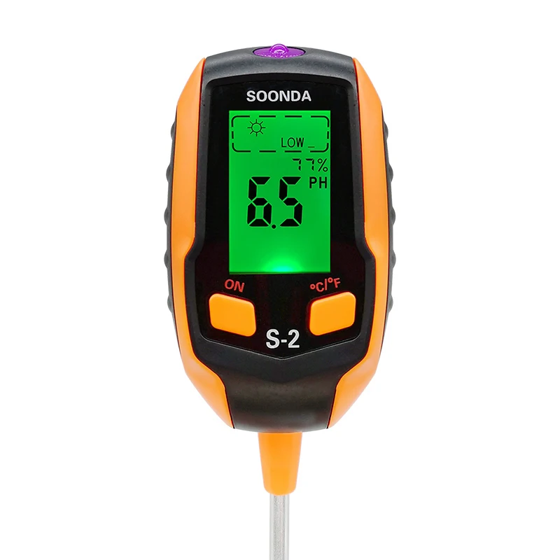 Soil Tester 5-in-1 Household PH Meter Hygrometer Thermometer Moisture Acidity Illuminance Analyzer Sensor Test | Инструменты