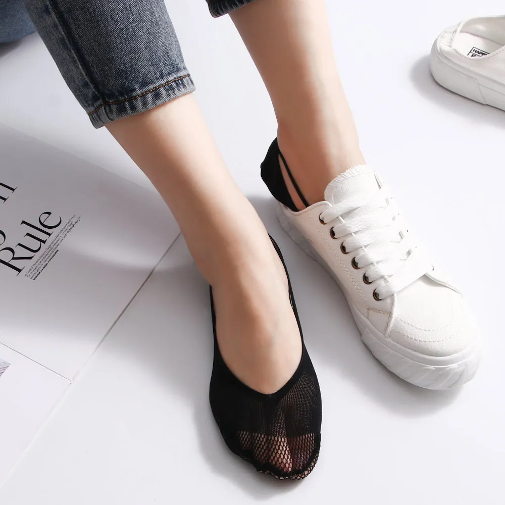 Женские сексуальные кружевные носки Нескользящие невидимые с низкой посадкой| |