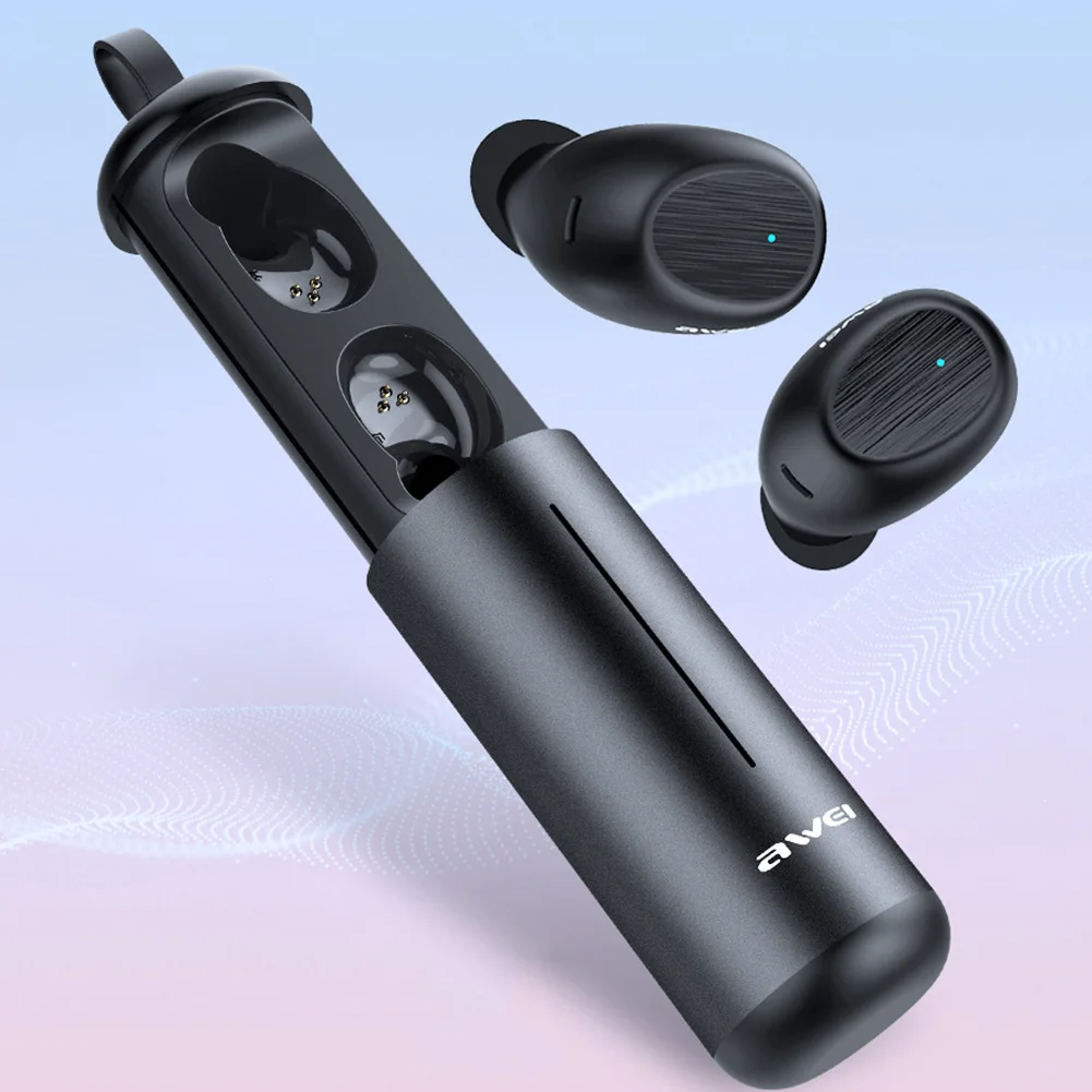 Наушники вкладыши AWEI T55 Bluetooth наушники 5 0 качество звука Hi Fi с микрофоном