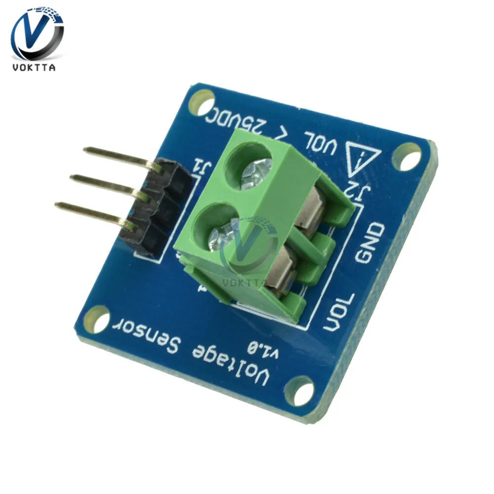 Модуль датчика обнаружения напряжения постоянного тока детектор резистор плата