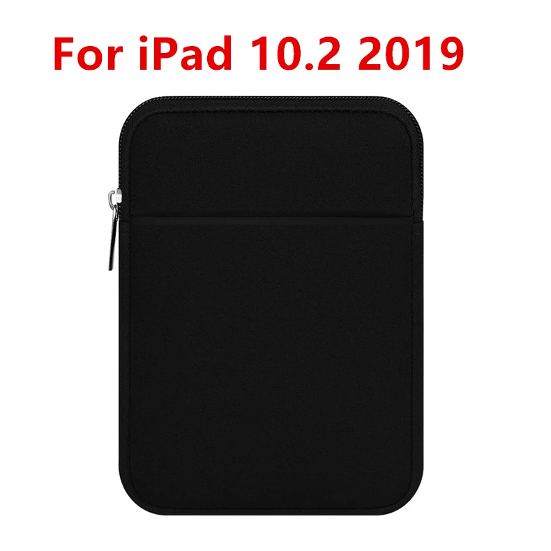 Black 10.2 Чехол для планшета для iPad 9,7 Чехол Мягкий рукав чехол для iPad Air 2/1 Pro 10,5 Pro 11 Air 10,5 10,2 Мини принципиально Капа - Цвет: Black 10.2