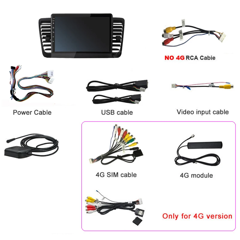 Автомагнитола 2 Din мультимедийный видеоплеер навигация GPS Android для Subaru Outback 3 Legacy 4