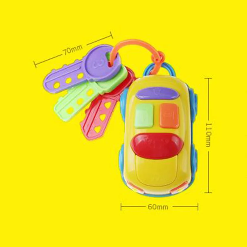 

Baby Music Toys Car Key Model Flash Sounds Remote Car Voices Car Key Pretend Play Toys Educational Kids Montessori Toy Gift