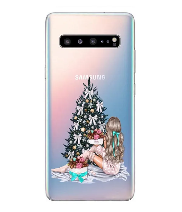 TPU Мультяшный Рождественский чехол для samsung Galaxy S10 Lite S10 Plus, мягкий чехол для телефона с Санта Клаусом для samsung S6 S7 Edge S8 S9 Plus, чехол - Color: TPU