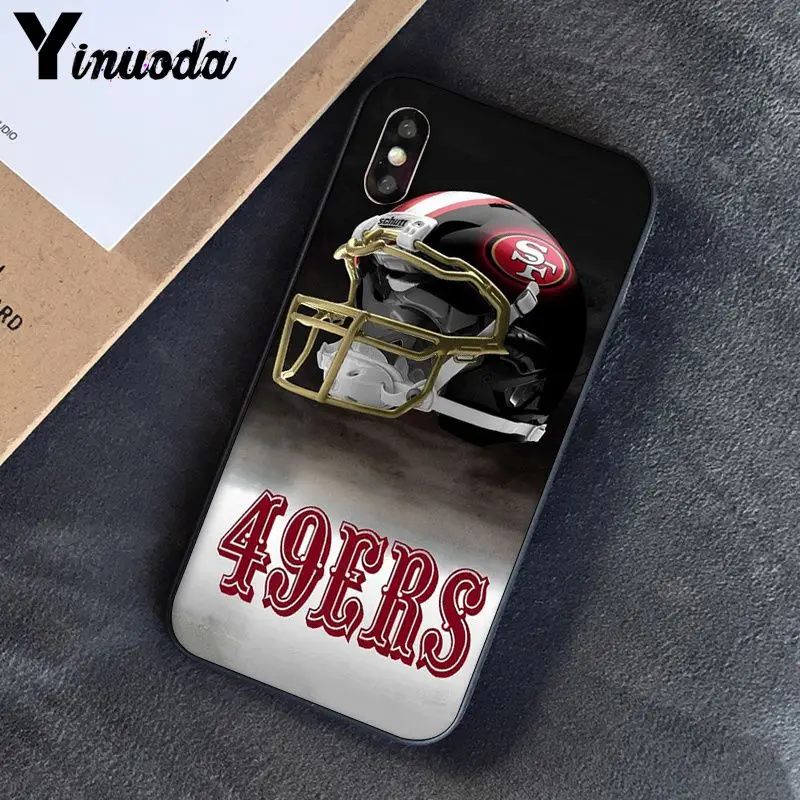 A2 Yinuoda San Francisco 49ers DIY роскошный высококачественный защитный чехол для iPhone 8 7 6 6S Plus 5 5S SE XR X XS MAX Coque 11 11pro max - Цвет: A2