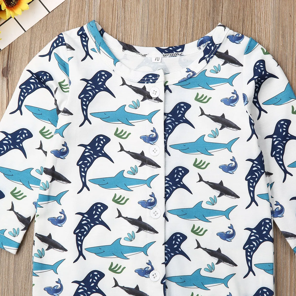 

2019 Toddler Baby Boy Girl Cartoon Printed Romper Babies Long Sleeve Fall Jumpsuit Holiday Outfits