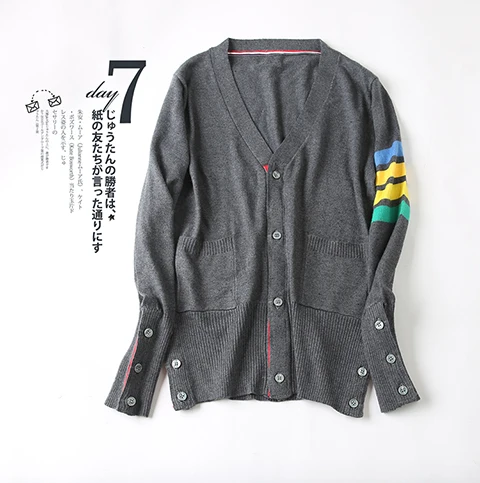 Men Dark grey Кашемировый свитер с длинными рукавами, стильный кардиган для пары, вязаный кардиган, женский и мужской свитер - Цвет: Men Dark grey