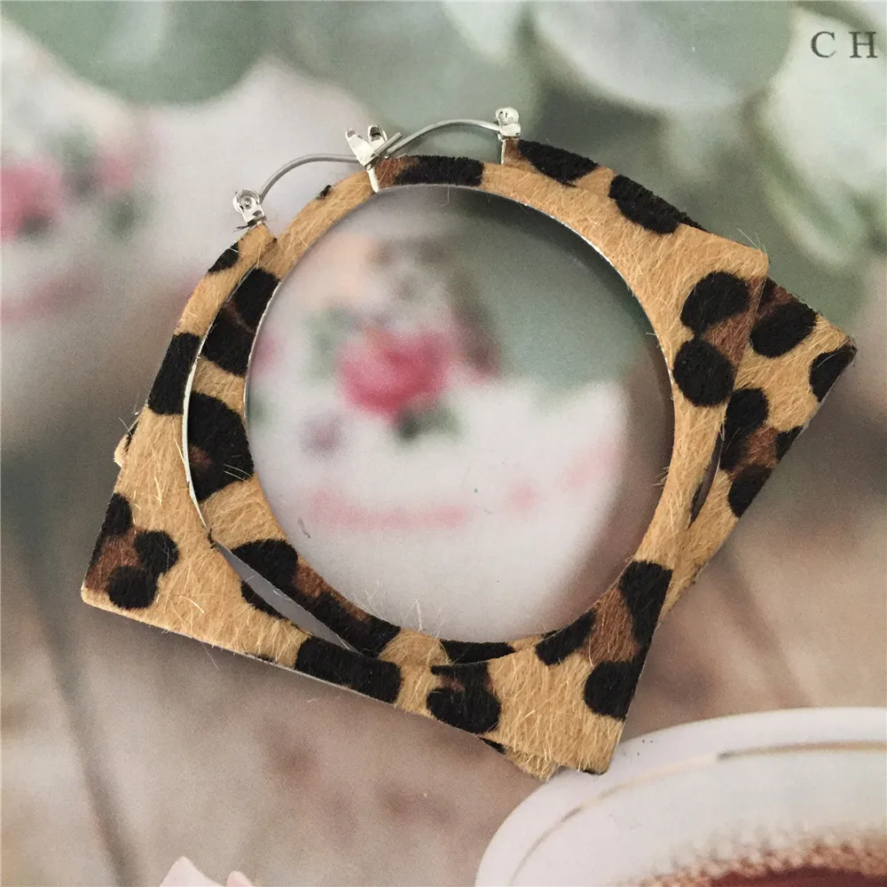 Серьги в стиле Хип-хоп Панк с леопардовым принтом 2020 года новой моды для женщин - свадебное украшение в подарок.