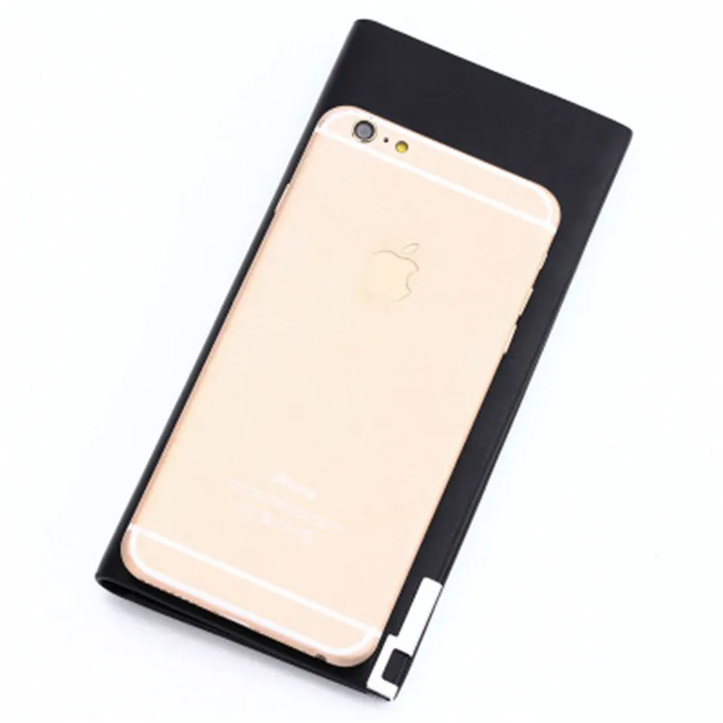 Мужской ультратонкий кошелек мужские кошельки мужской клатч длинные кожаные с