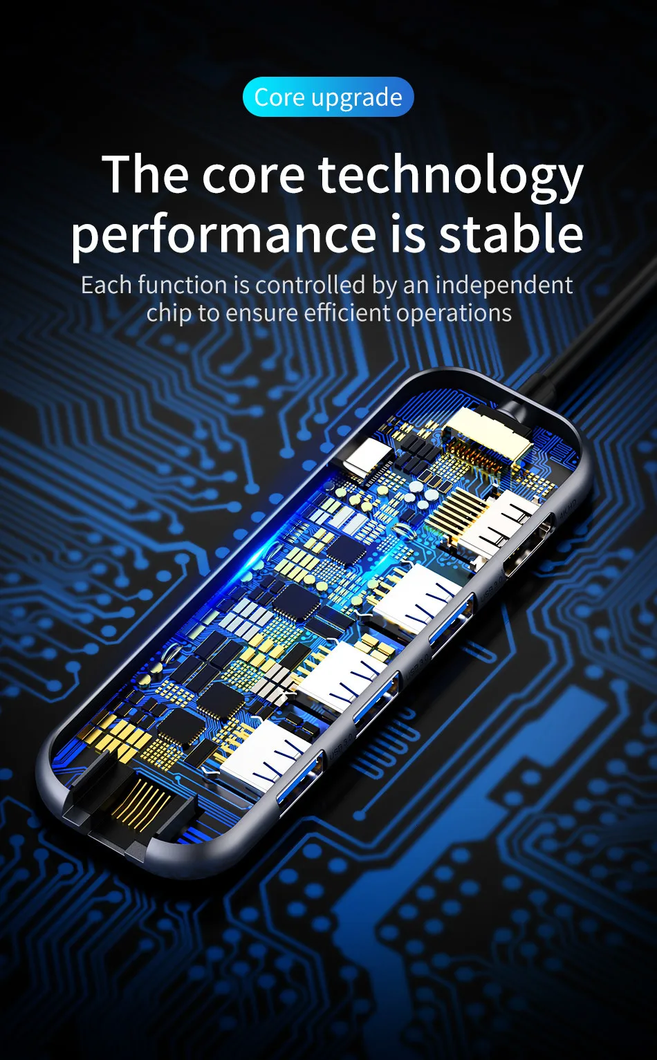 Baseus USB-C Тип C концентратор HDMI RJ45 Мульти USB 3,0 адаптер для MacBook Pro Air док-станция USB C концентратор с Беспроводной Зарядное устройство для наручных часов iWatch