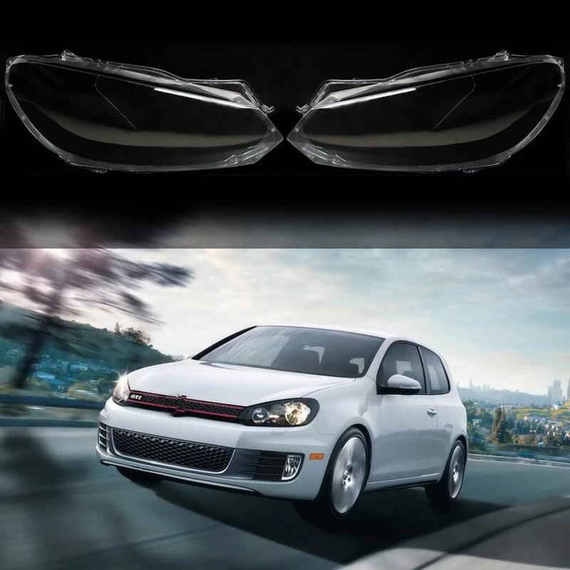 Крышка для автомобильной фары правая + левая подходит Golf 6 MK6 10 14 NEW 2