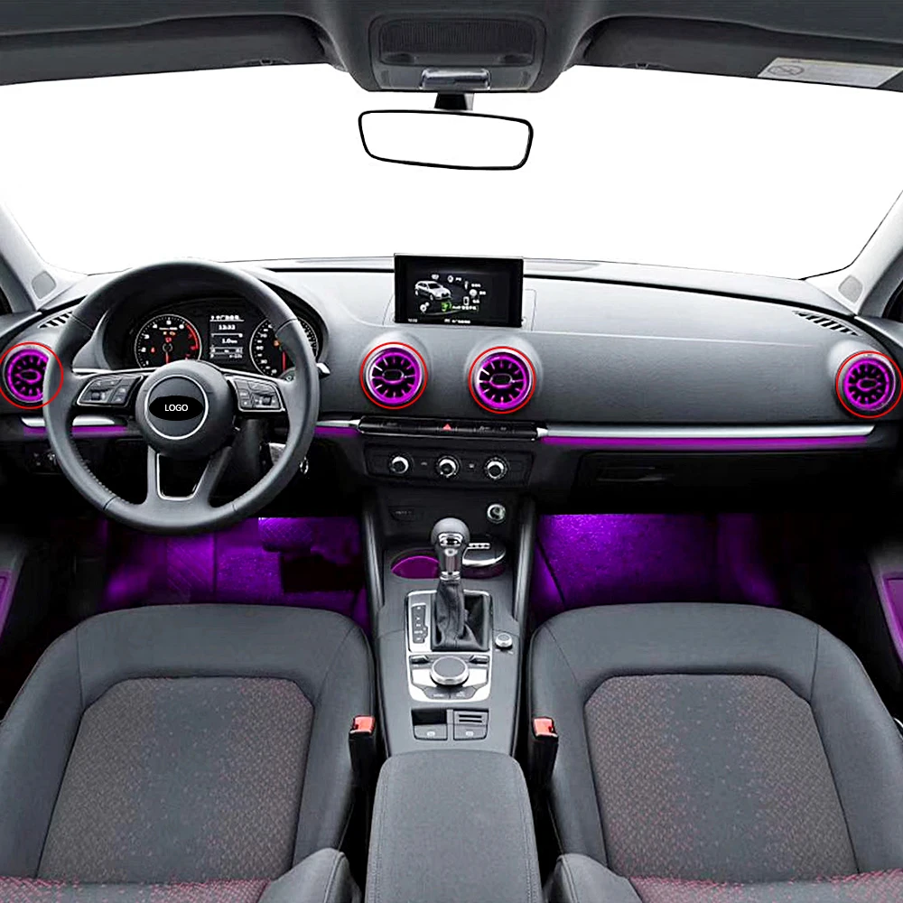 Автомобильная подсветка для Audi A3 автомобильная Передняя вентиляционная лампа