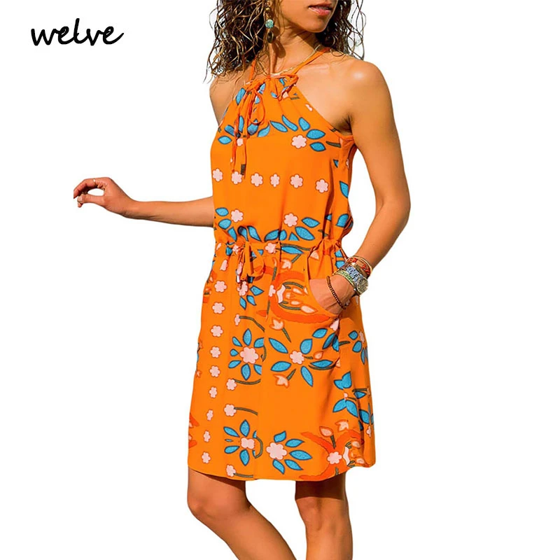 Женское летнее платье летний богемный соблазнительный комбинезон на бретелях