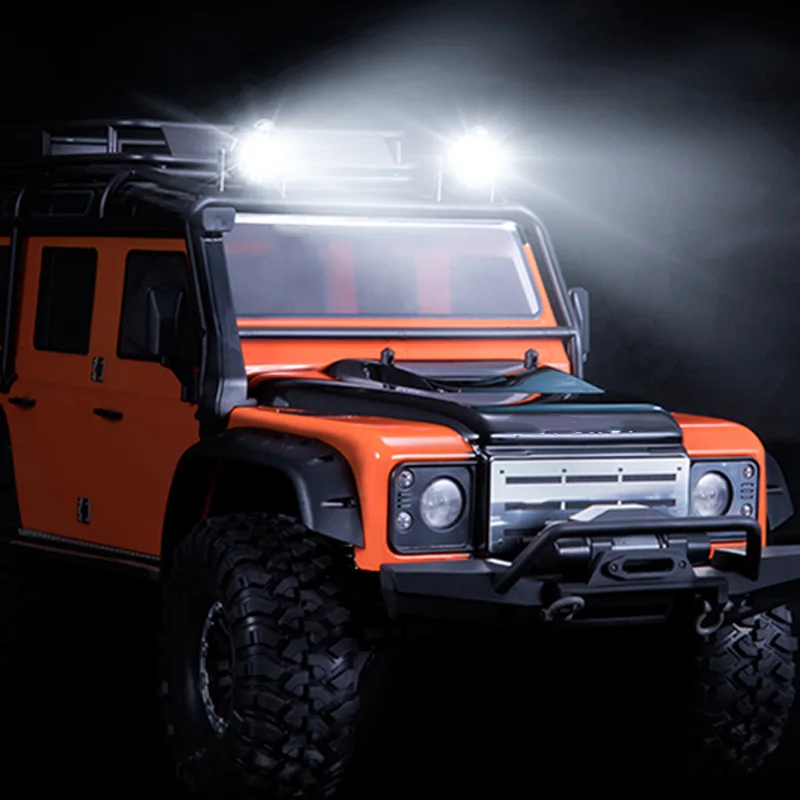 DIY прожектор корпус лампы для 1/10 RC Гусеничный автомобиль Traxxas TRX4 Defender Bronco