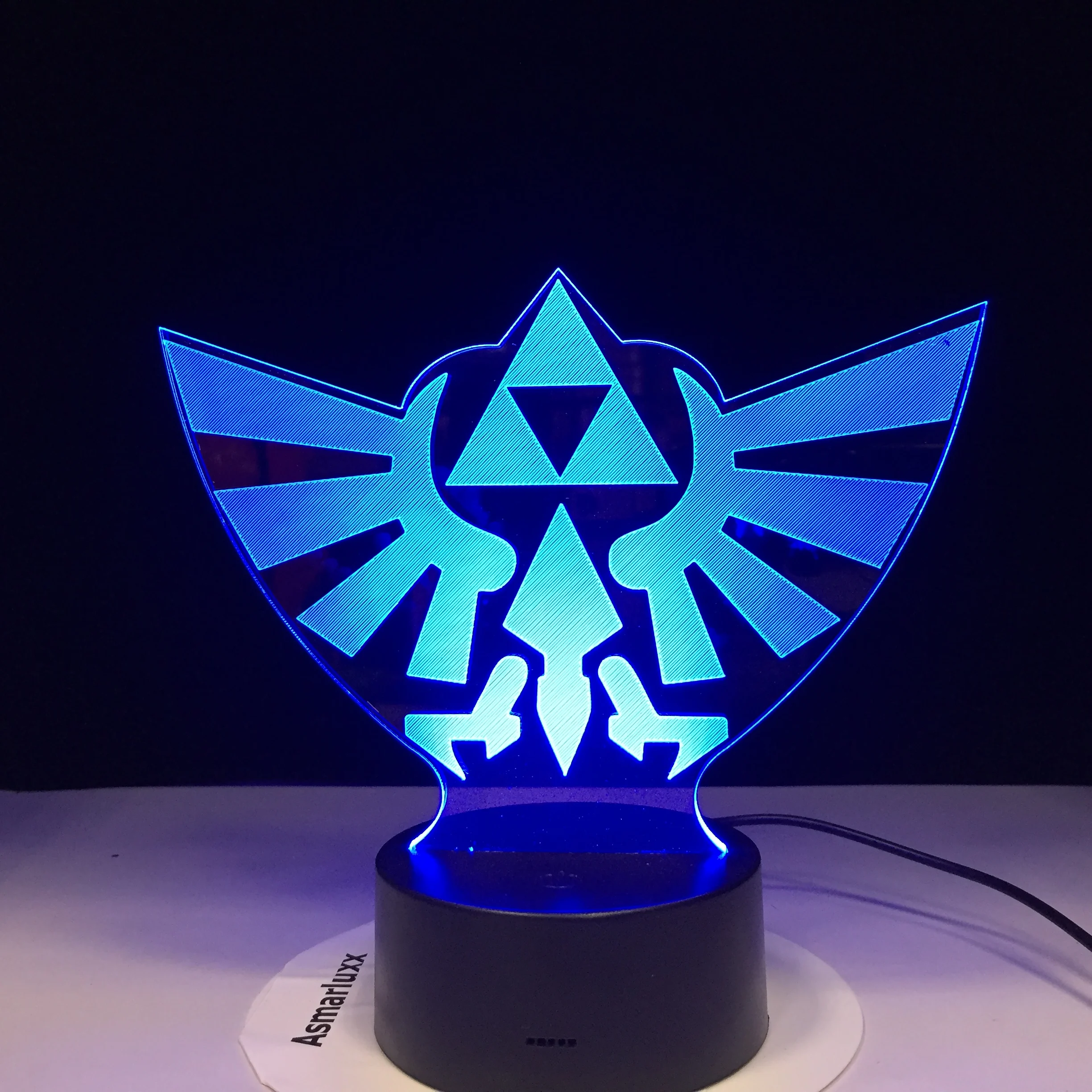 Горячее предложение! 3D акриловый светильник Zelda, 7 цветов, светодиодный ночник Zelda Game Boy, светильник для сна, lampara Playstation, лампа 1580