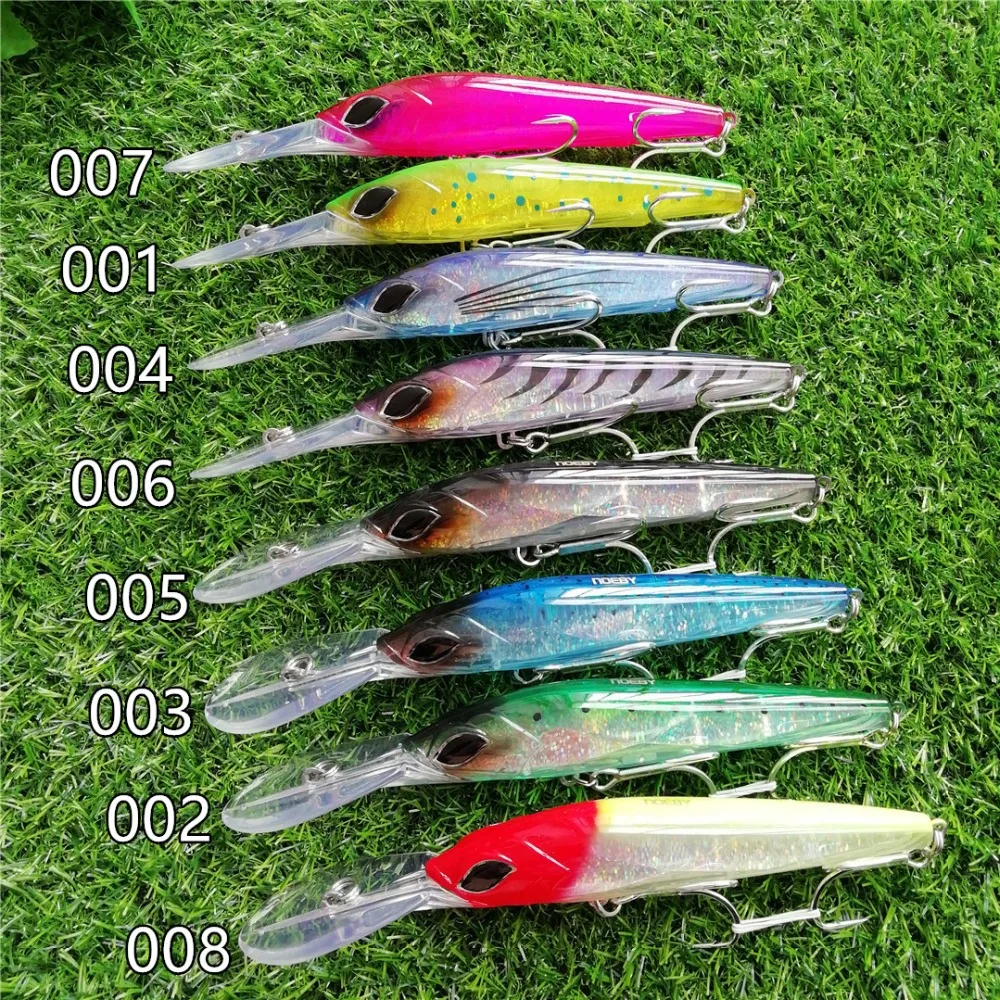 

1PC 18cm 90g floating 5-6.5m minnow hard lure fishing lure Deep Sea Trolling Fishing bait big crankbait wobbler