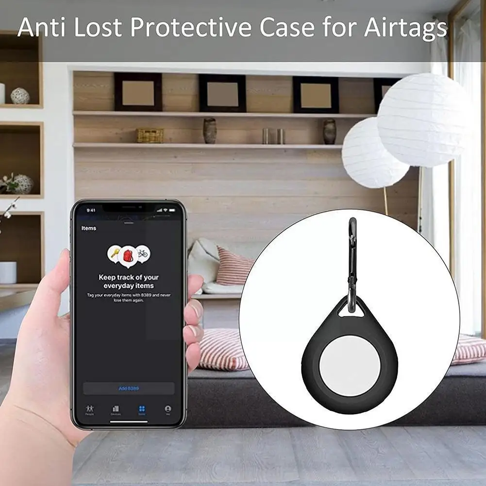 

Silicone Protective Sleeve For Apple Airtags Bluetooth For Apple Case Cover Locator Protective Tracker Tracker Airtags J5V3