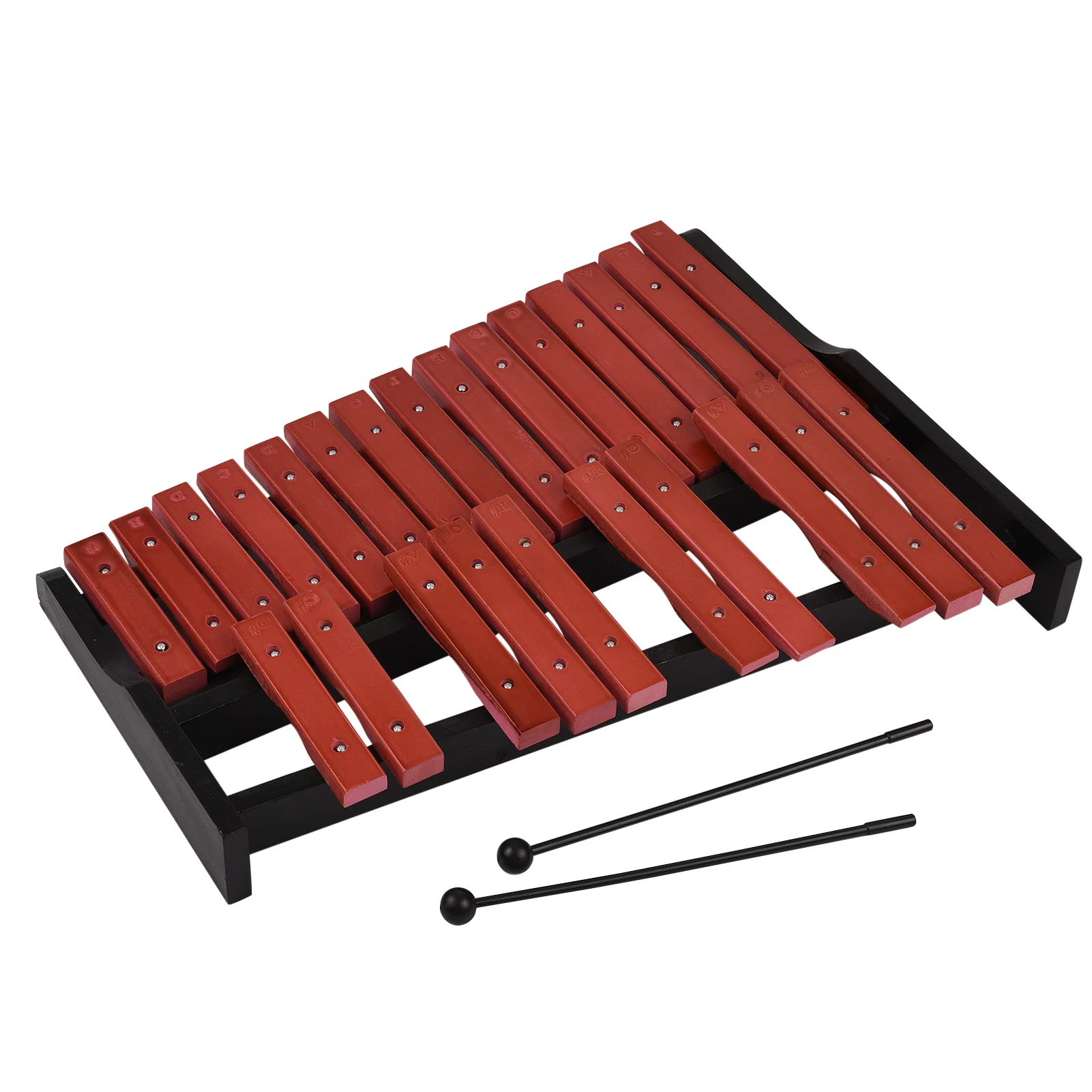 

25 Note Wooden Xylophone Percussion Educational Musical Instrument Gift Glockenspiel Xylophone with 2 Mallets Piano Xylophone